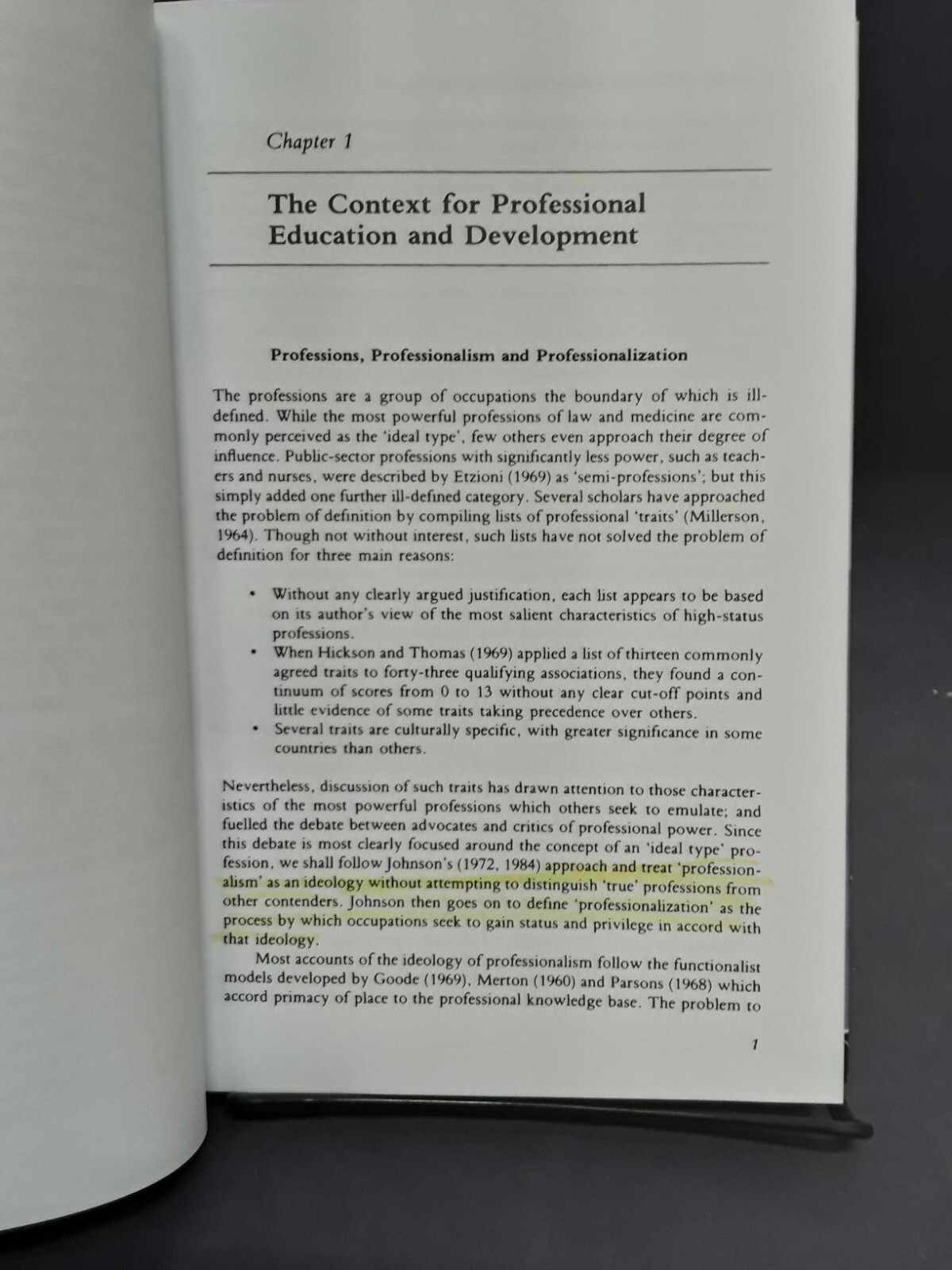 Developing Professional Knowledge…by Eraut (2000) Reprint VG- HB 240522
