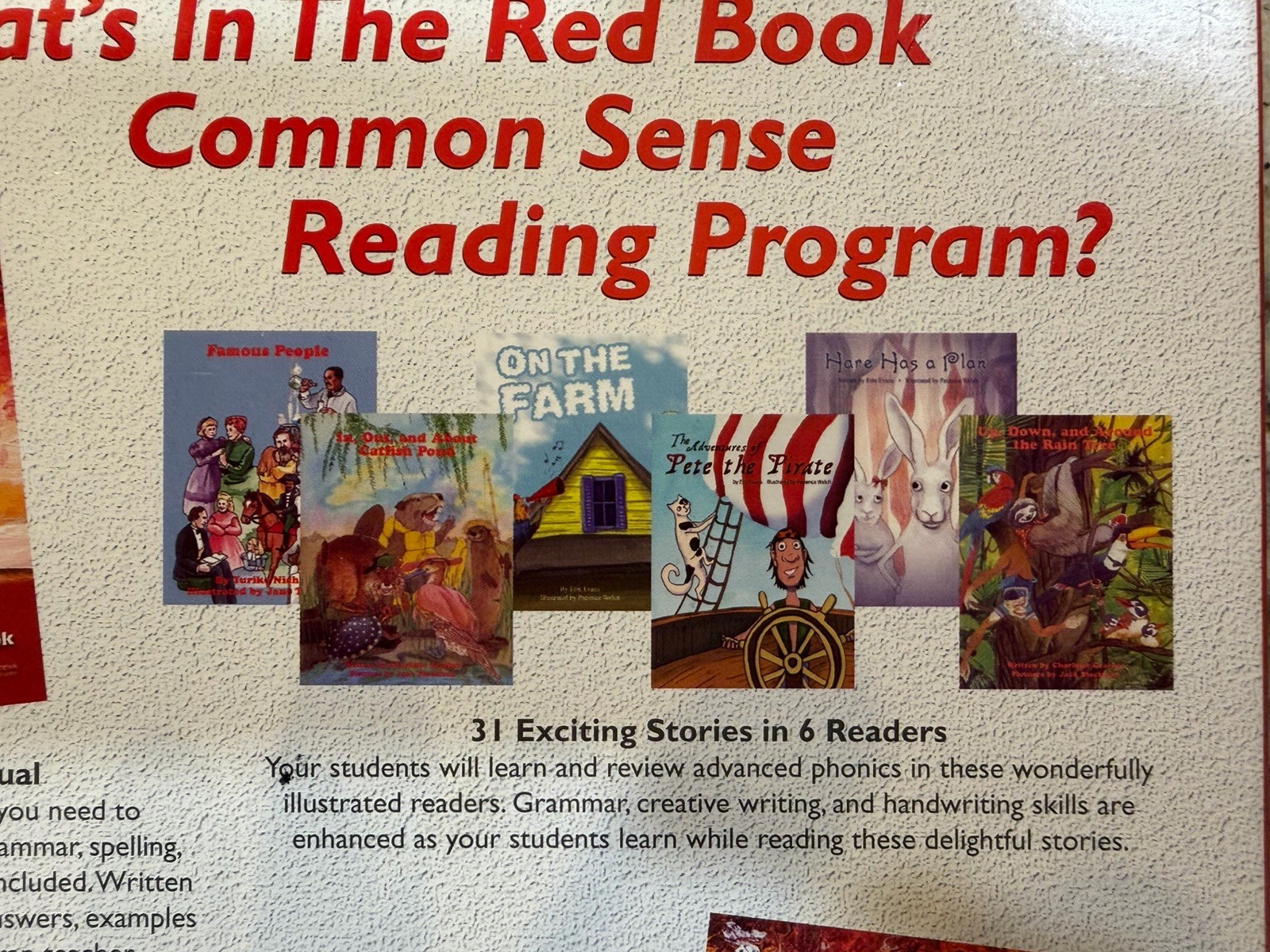 Learning Language Through Literature The Red Book Common Sense Press W/ Readers