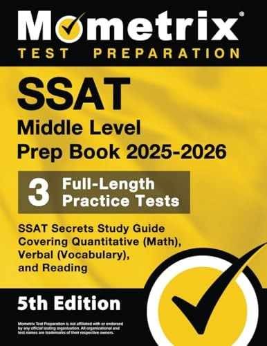 SSAT Middle Level Prep Book – Paperback, by Bowling Matthew – Acceptable