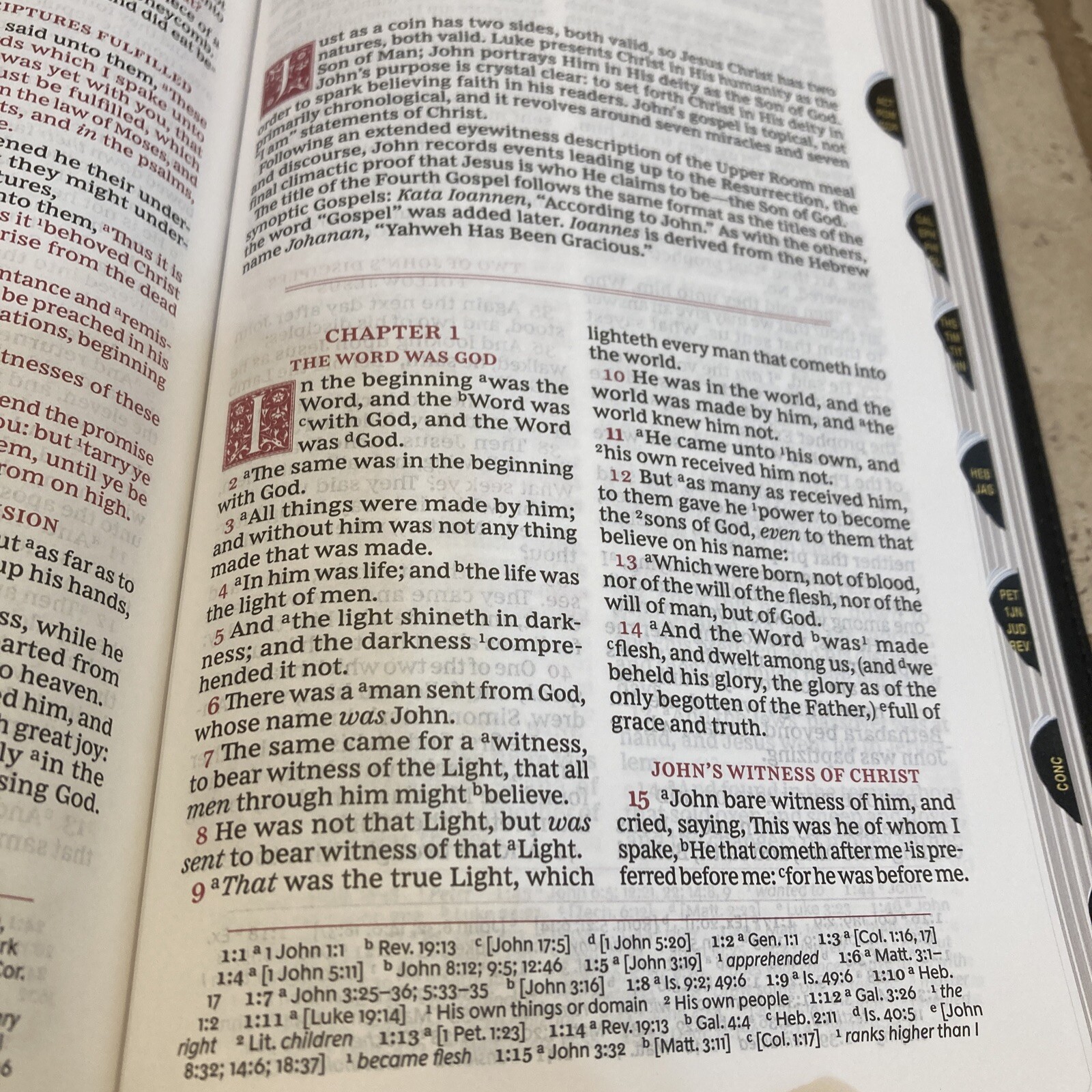 KJV Sovereign Collection Bible, Personal Size, Red Letter Edition INDEXED