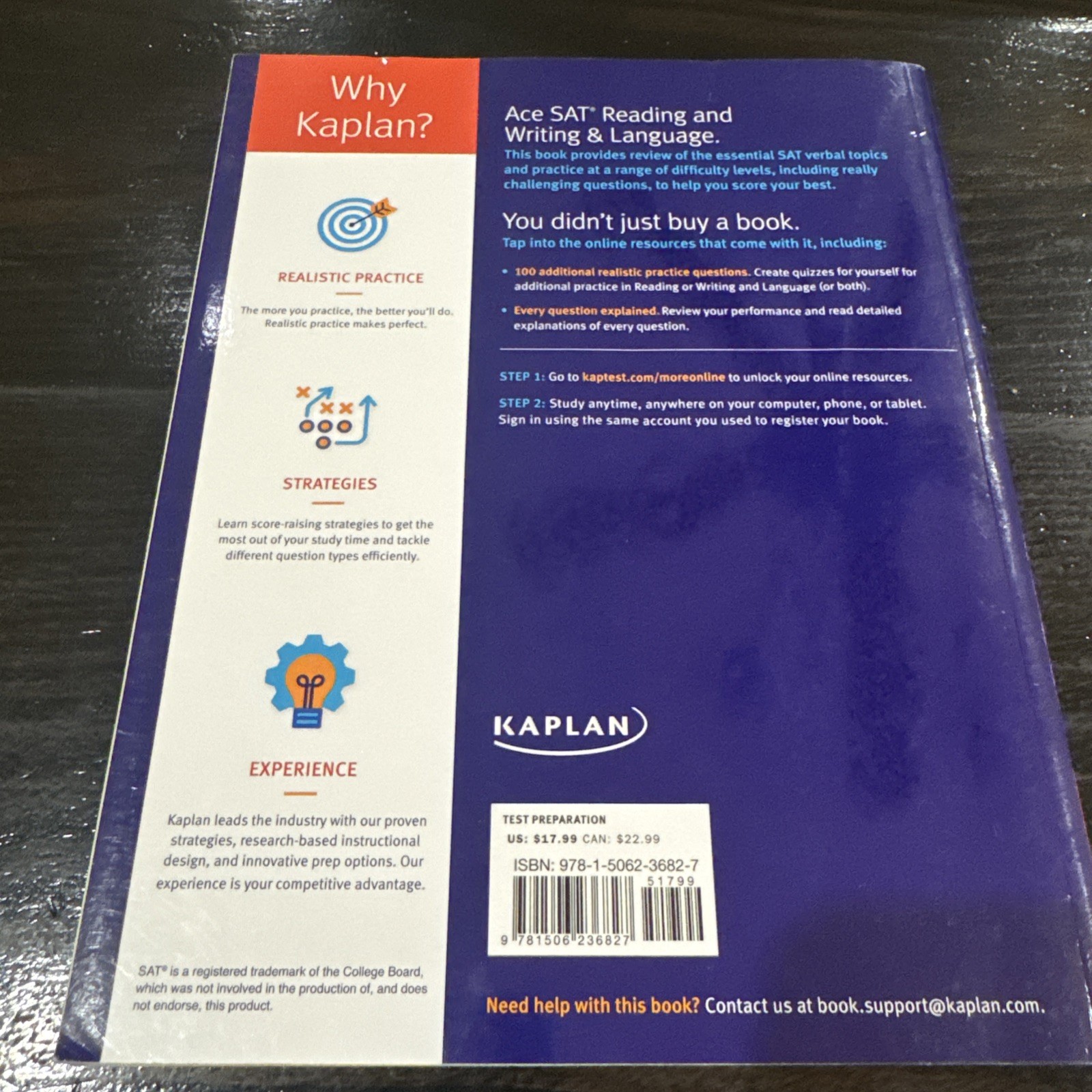 Kaplan Test Prep Ser.: SAT Reading and Writing Prep