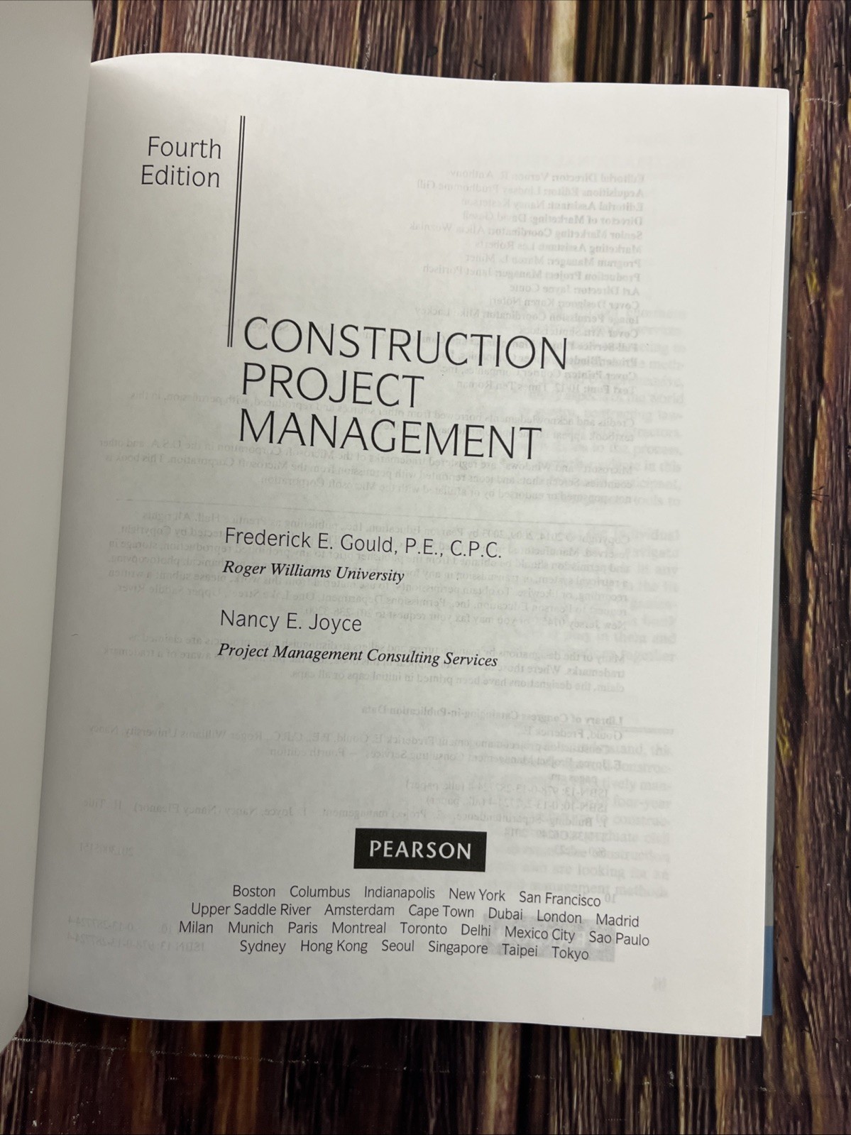 Construction Project Management, Hardcover by Nancy Joyce 2013 – 9780132877244