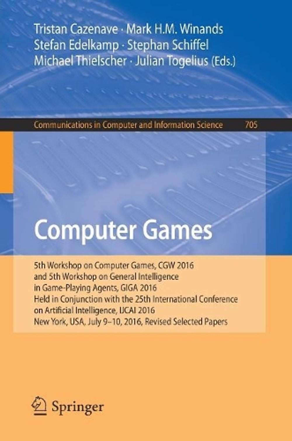 Computer Games: 5th Workshop on Computer Games, CGW 2016, and 5th Workshop on Ge