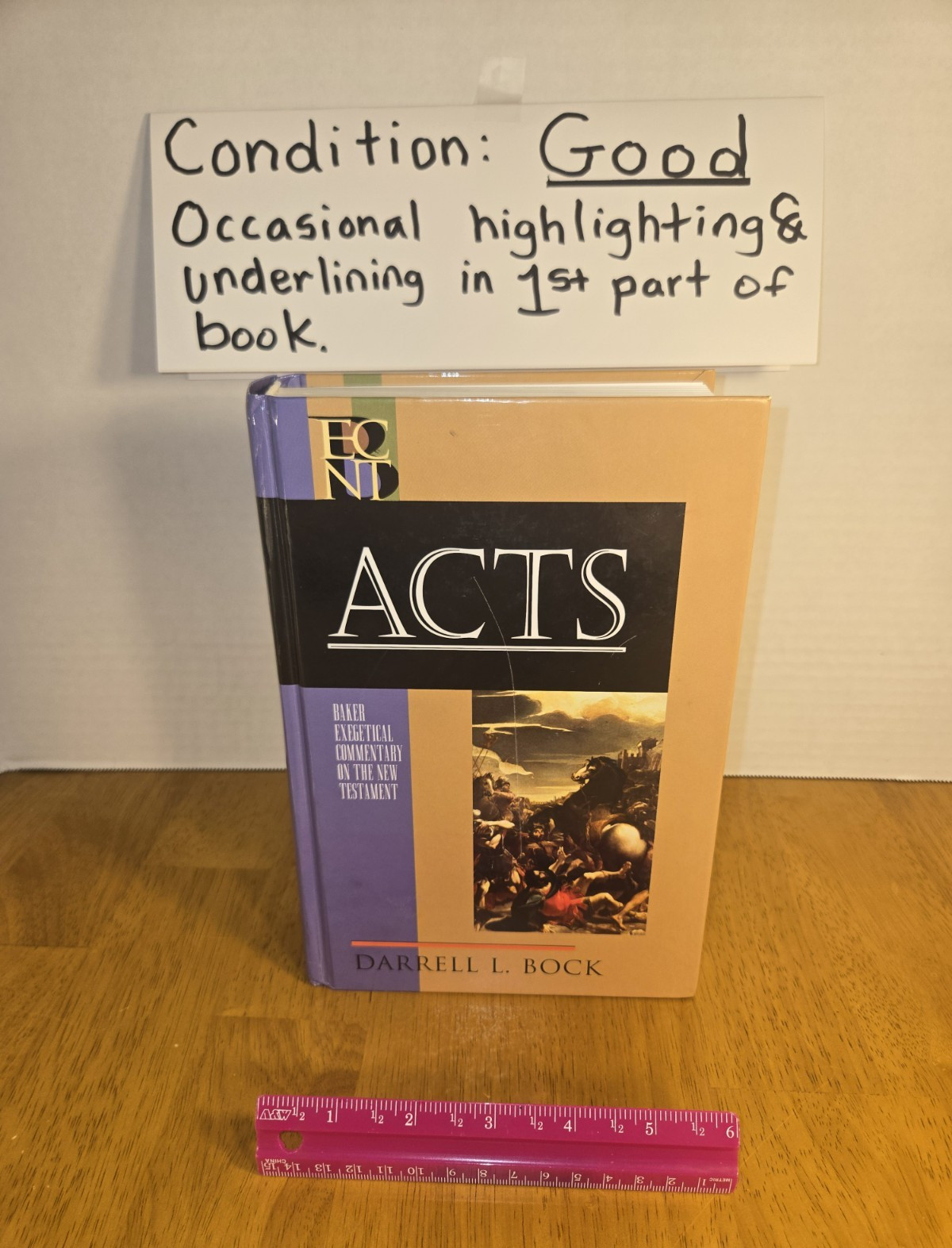 Baker Academic Acts Commentary (BECNT) Darrell L. Bock Hardcover 2007