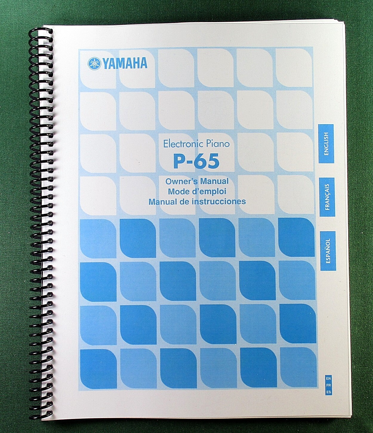 Yamaha P-65 Instruction Manual: 34 Pages & Protective Covers!