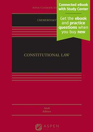 Constitutional Law [Connected – Hardcover, by Erwin Chemerinsky – Acceptable