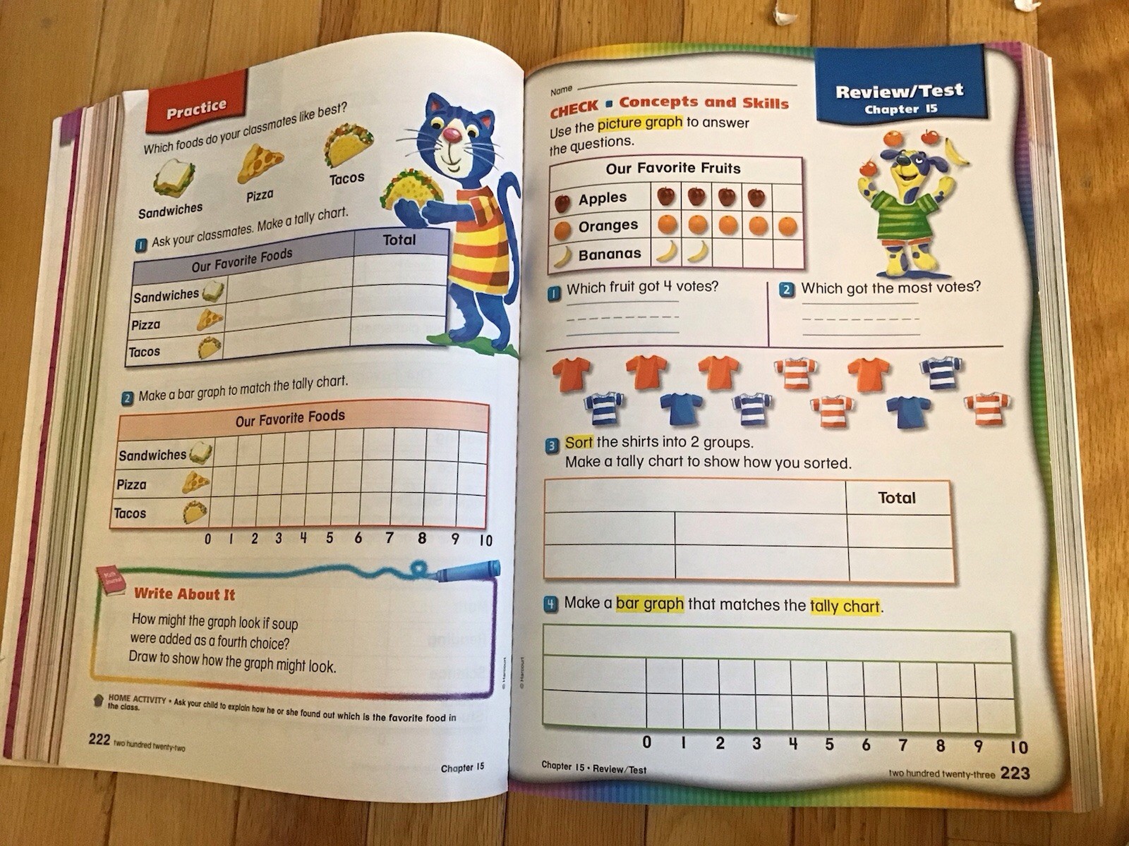 1st Grade 1 Math Student Homeschool Workbook 455 Pages Full Color Harcourt NEW