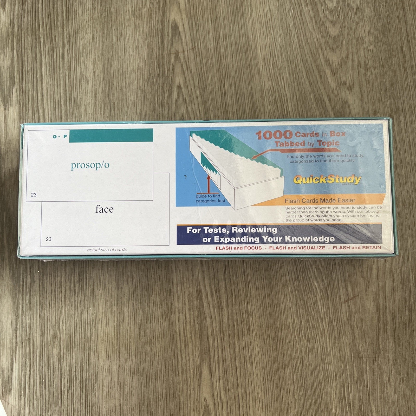 Medical Terminology Flash Cards (1000 Cards) : A QuickStudy Reference Tool by…