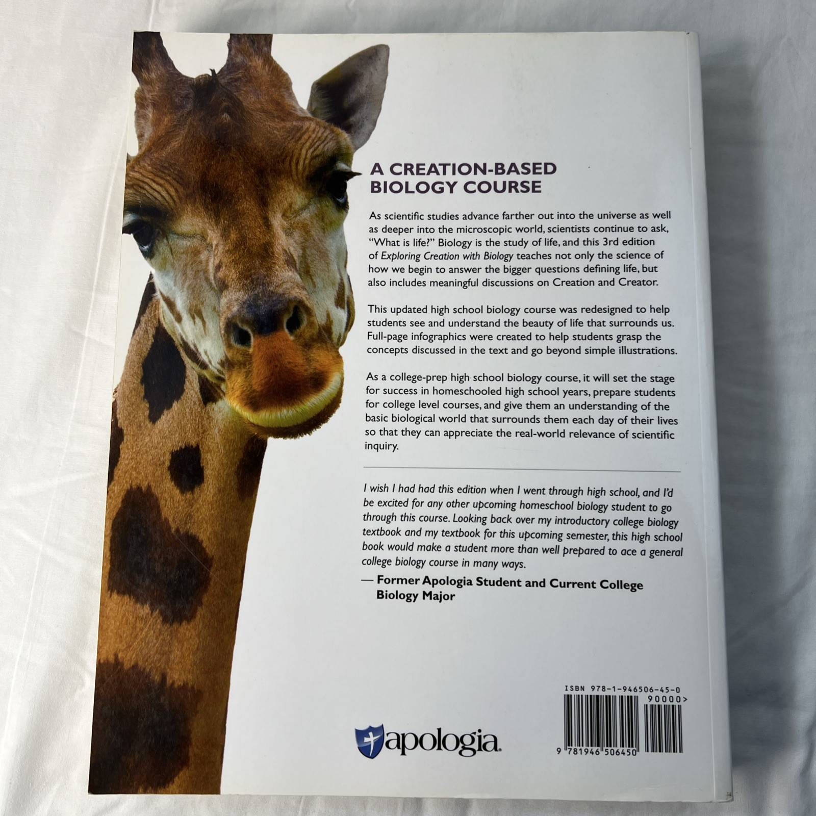 Apologia Exploring Creation w/ Biology 3rd Edition Student Textbook
