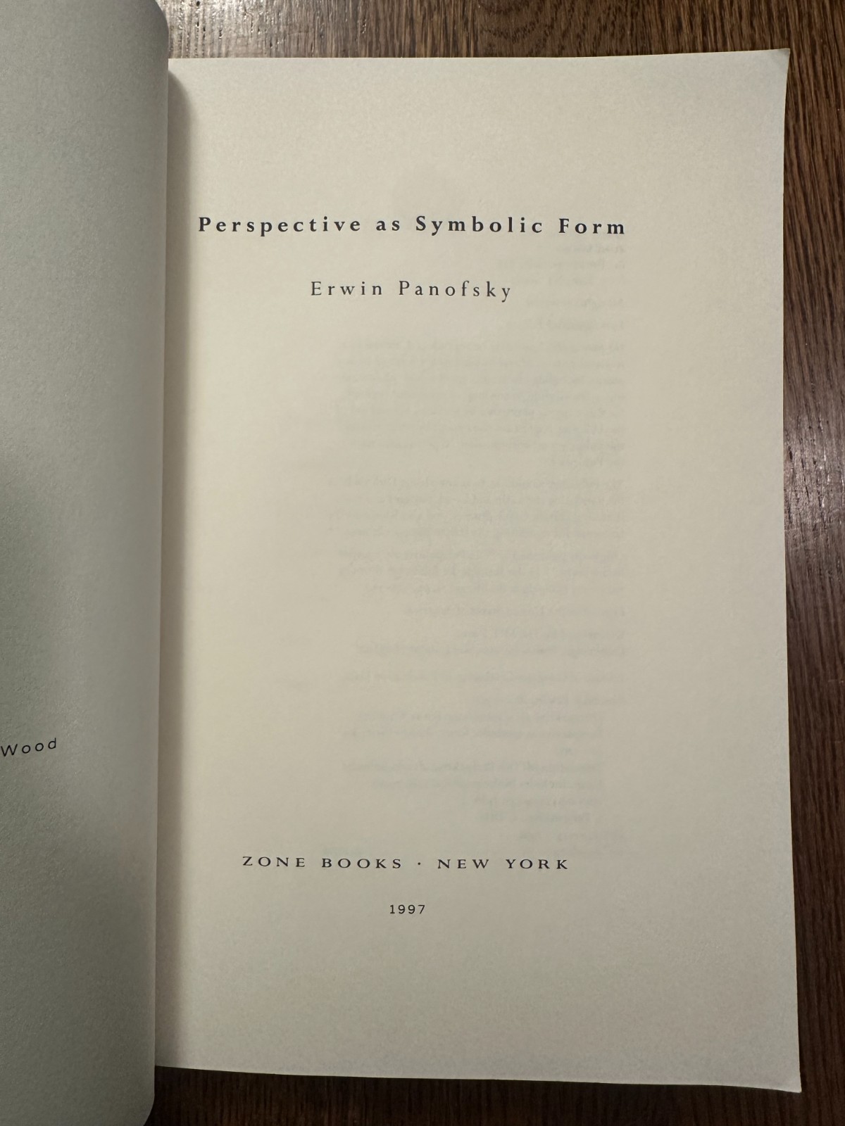 Perspective As Symbolic Form by Erwin Panofsky 1997 TPB ART HISTORY AESTHETICS