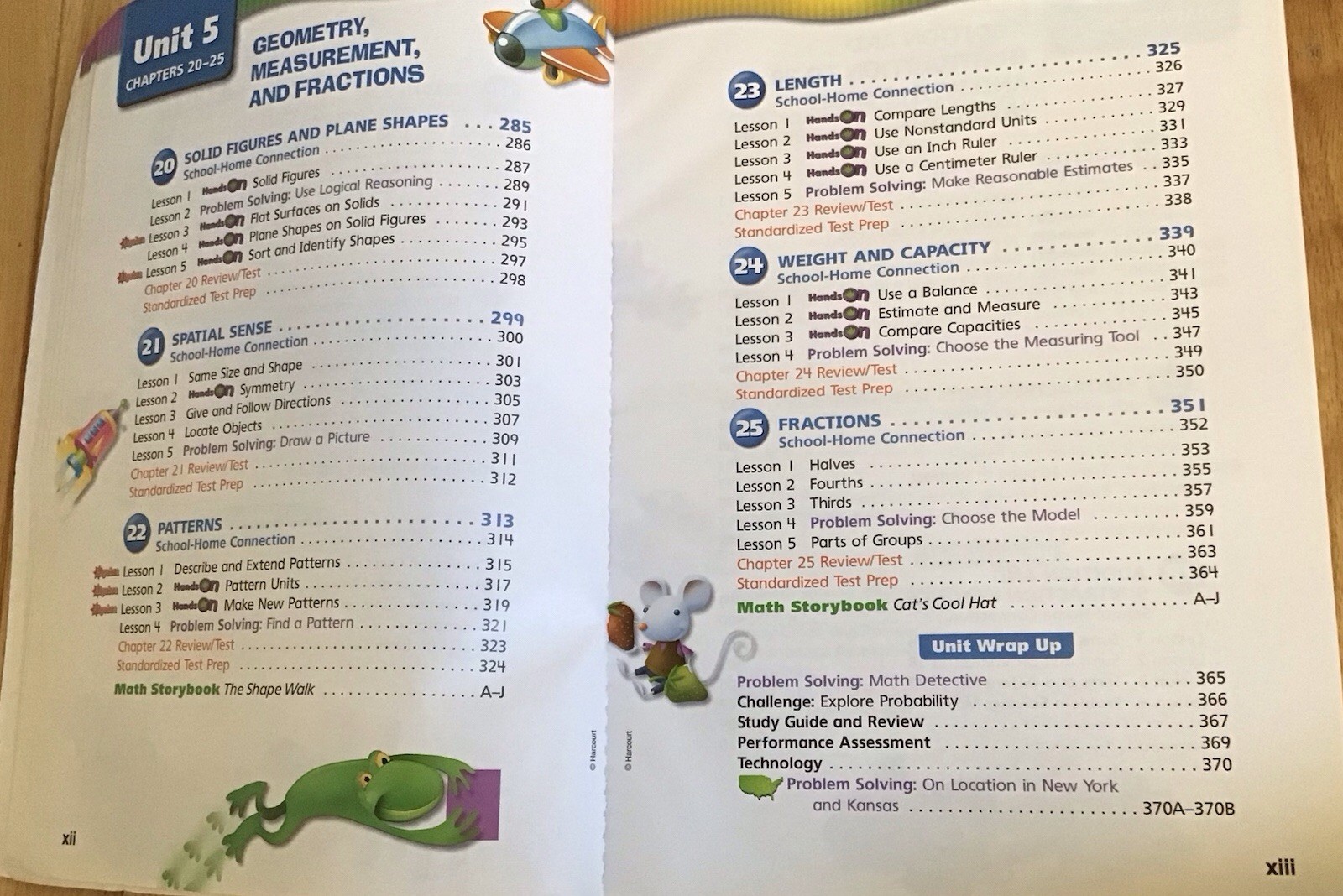 1st Grade 1 Math Student Homeschool Workbook 455 Pages Full Color Harcourt NEW