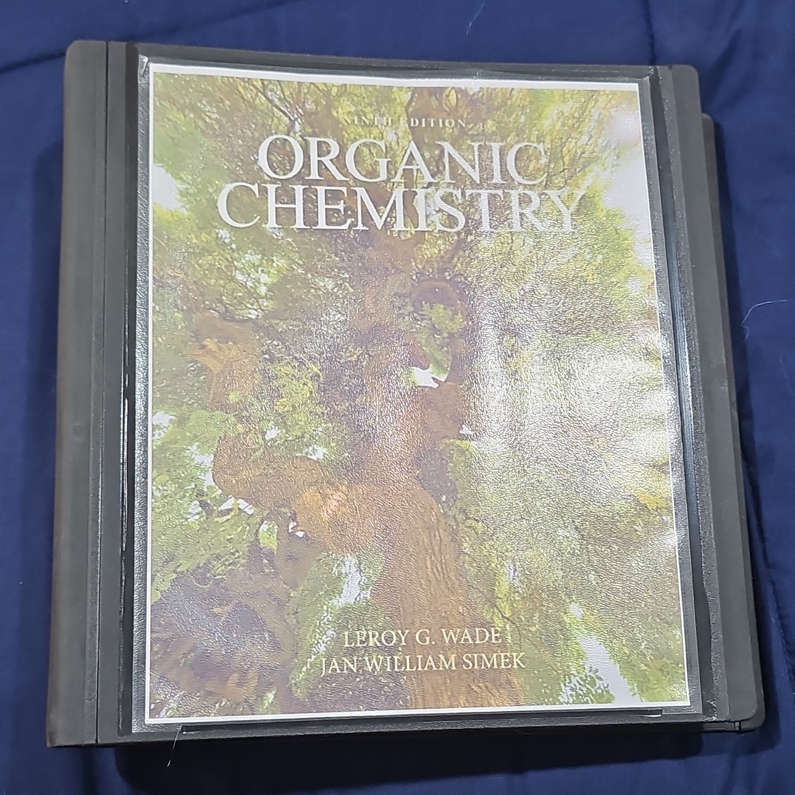 Pearson Organic Chemistry 9th Ed Ringbound Textbook, Wade & Simek