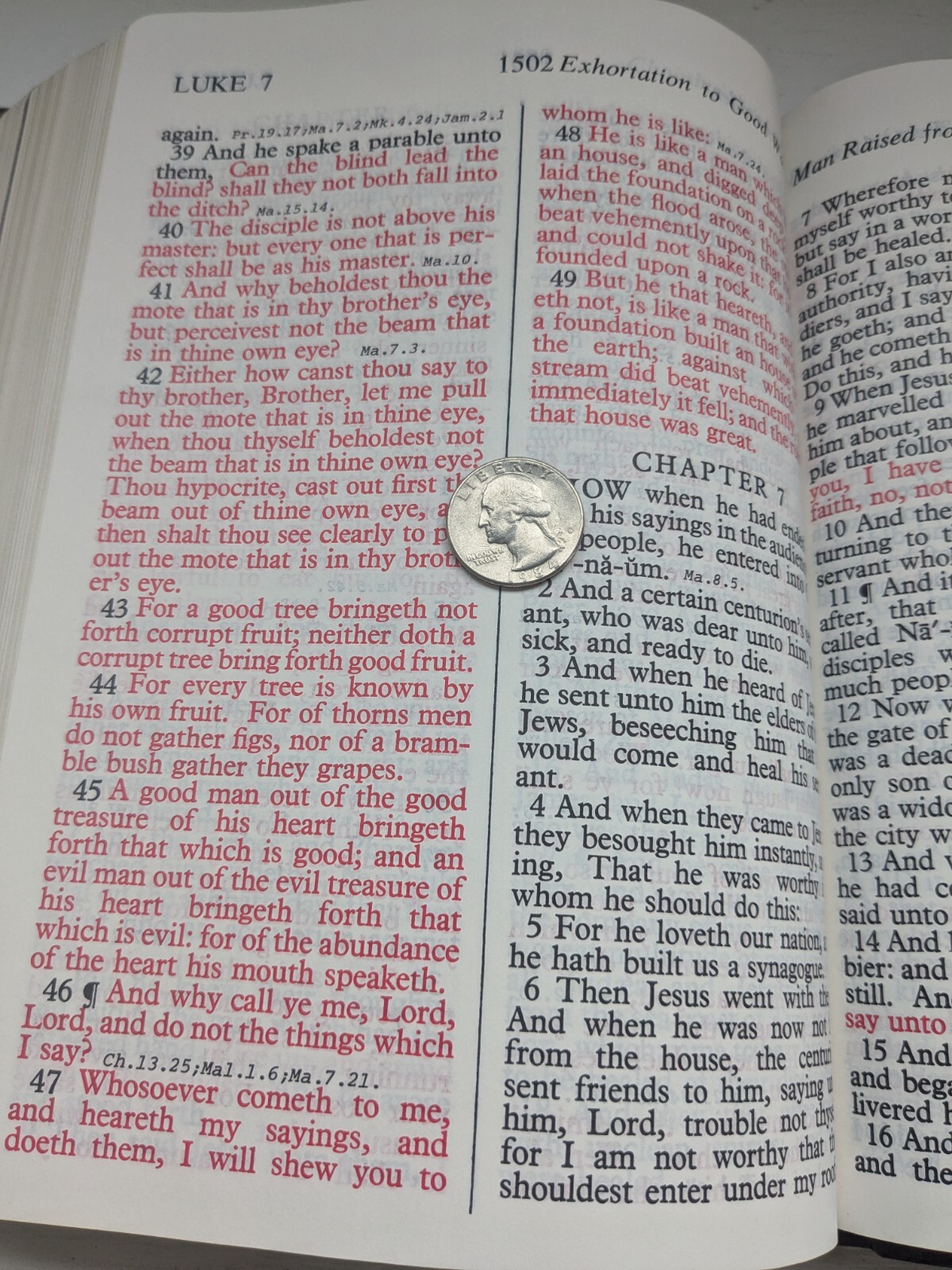 Holy Bible Giant Print Manna Edition KJV Red Letter 1975 – New