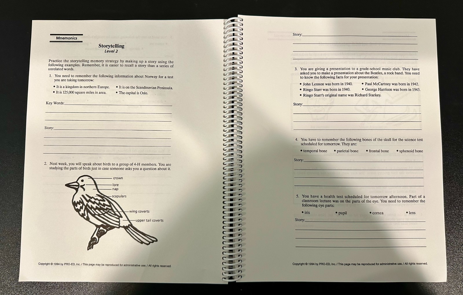 Treating Memory Impairments: A Memory Book & Other Strategies by Vicki Dohrmann