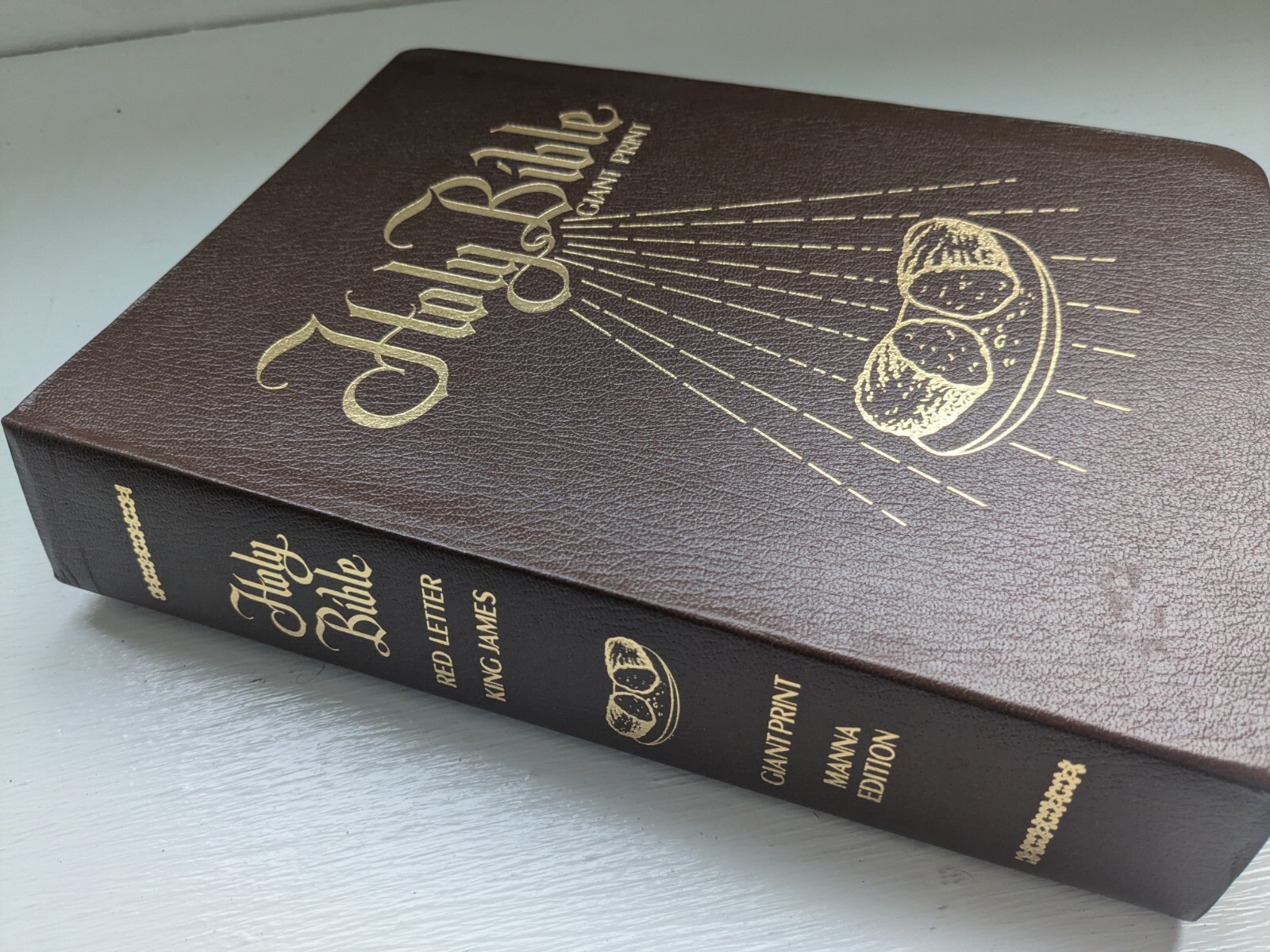 Holy Bible Giant Print Manna Edition KJV Red Letter 1975 – New