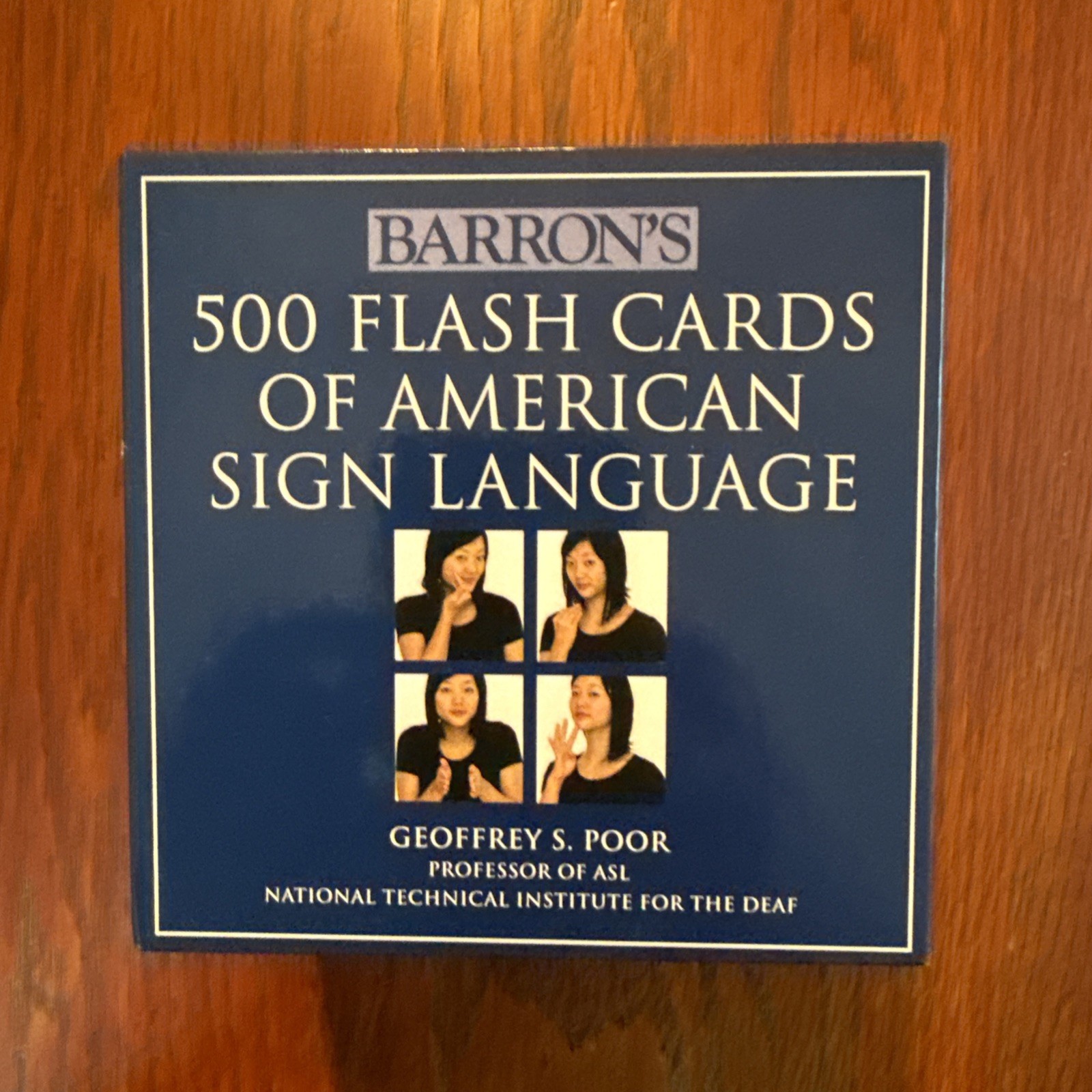 500 Flash Cards of American Sign Language by Geoffrey S. Poor (2009, Cards,Flash