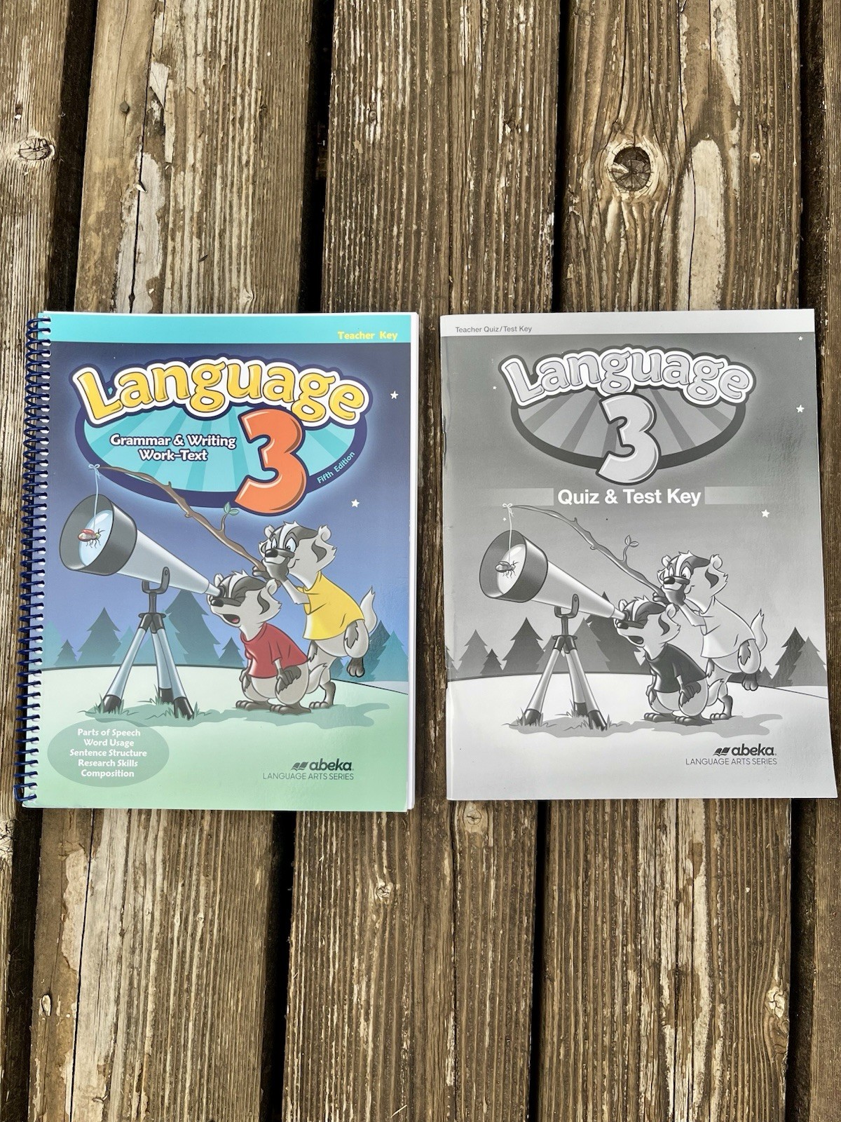 Abeka Language Arts 3 Grade 3 SET of 18 + Teaching Charts (Very Good)