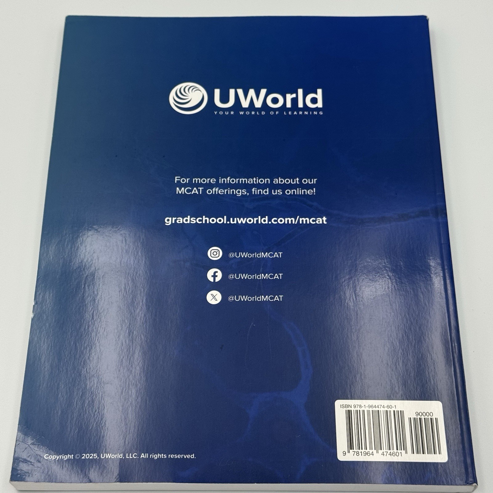 UWorld MCAT Prep Book Behavioral Sciences 2026-2027 2nd Ed