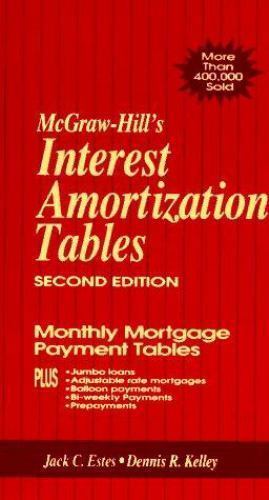 McGraw-Hill’s Interest Amortization Tabl- Jack C Estes, 9780070196964, paperback