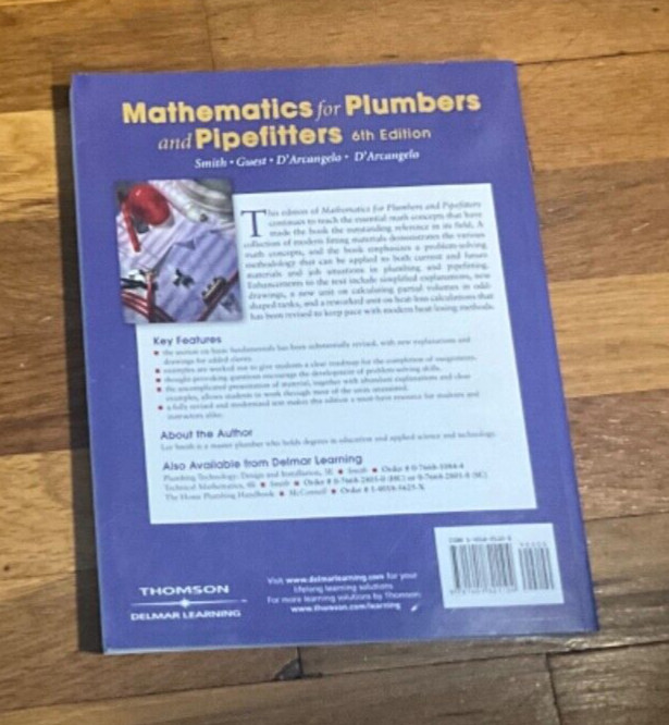 Mathematics for Plumbers and Pipefitters by Lee Smith (2003, Trade Paperback)