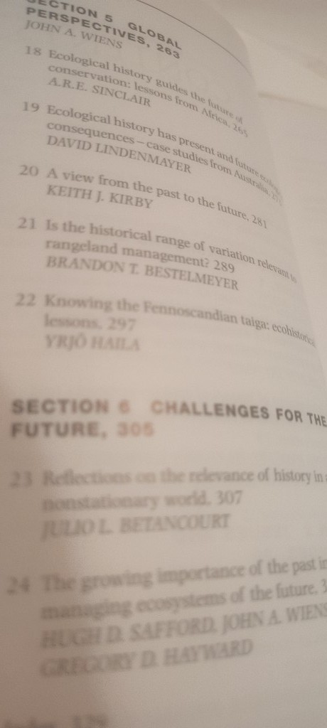 Historical Environmental Variation book 2012 wiley-blackwell