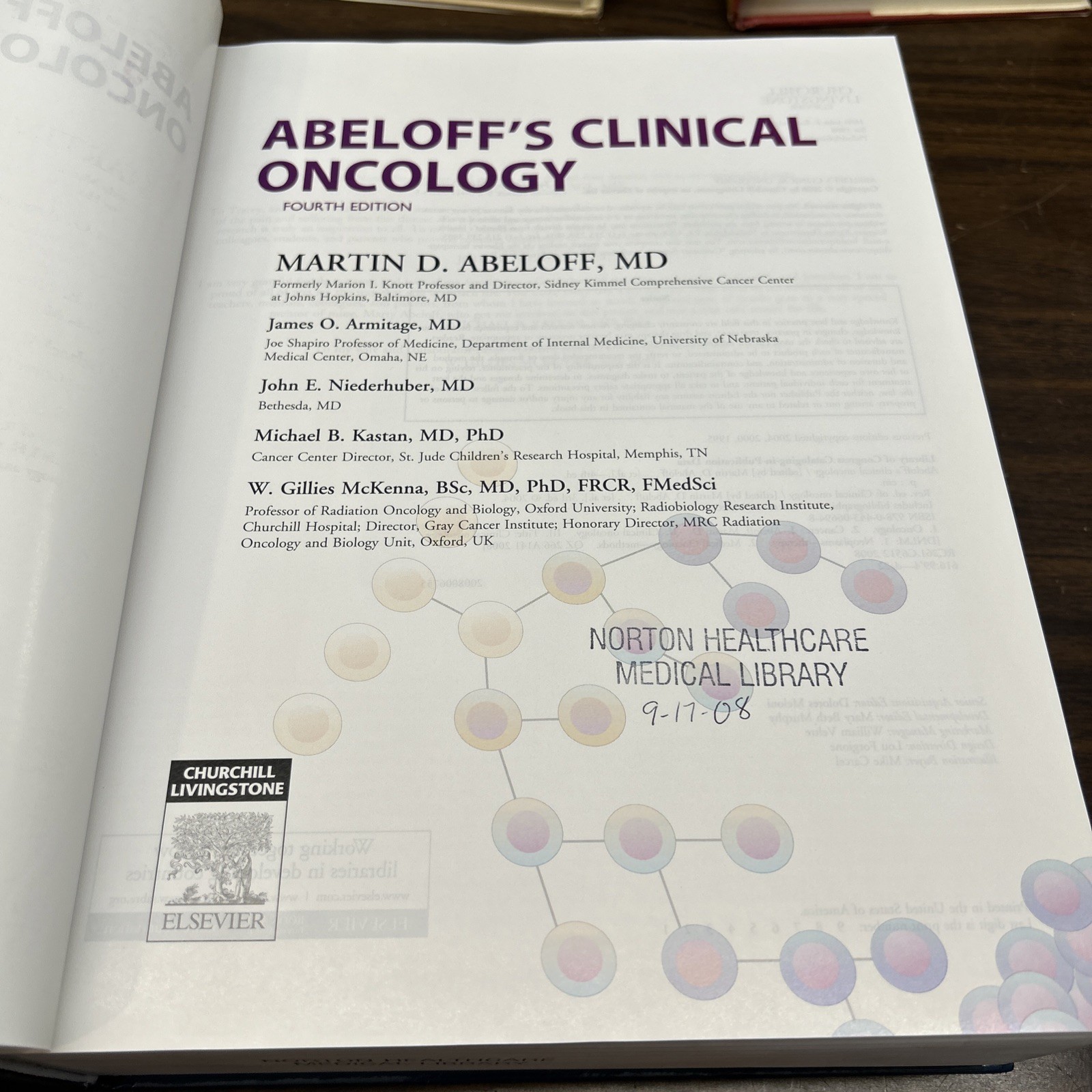 Abeloff’s Clinical Oncology Fourth Edition Expert Consult Online + Print, HC