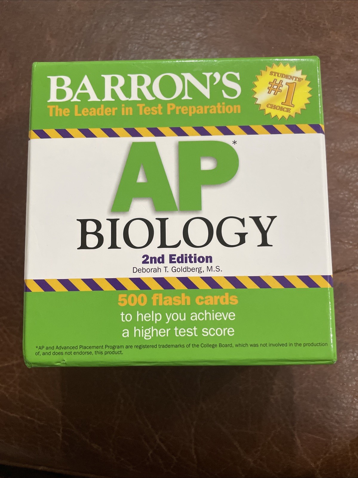 Barron’s AP Biology Flash Cards by Deborah T. Goldberg (2011, Cards,Flash Cards)