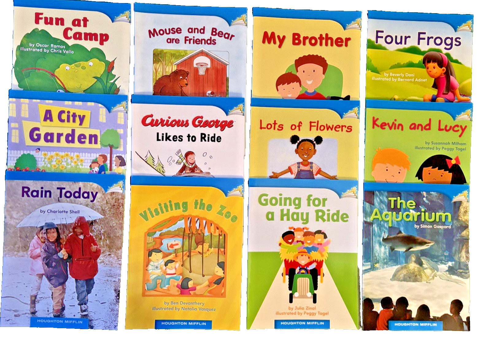 Houghton Mifflin Lot 12 Books Kindergarten Online Leveled Readers Teachers