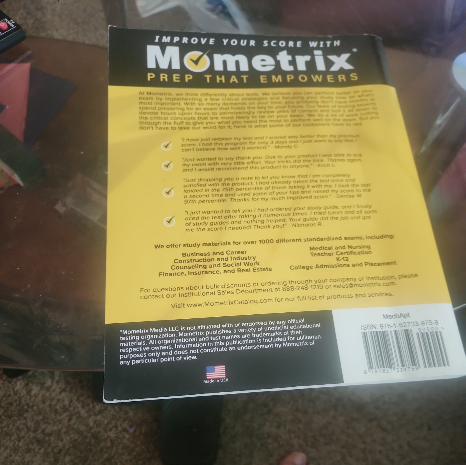 Mometrix Test Preparation