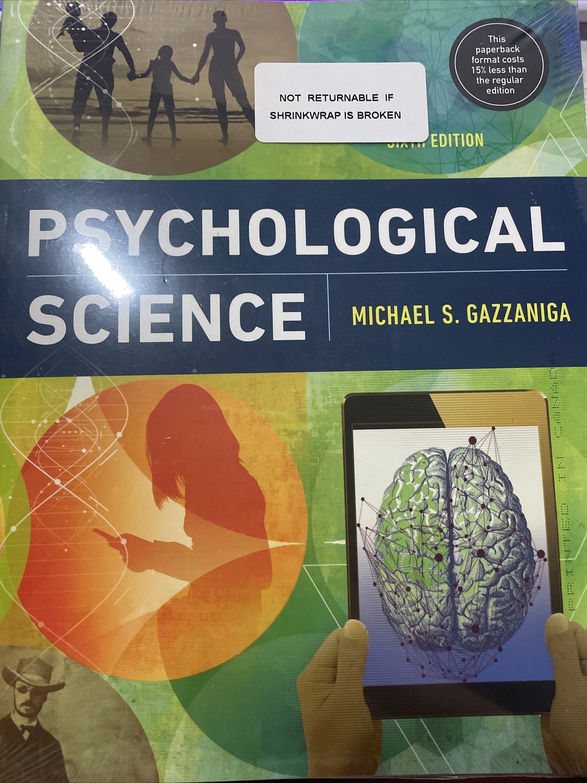 Psychological Science by Michael Gazzaniga (2018, Trade Paperback / Mixed Media)