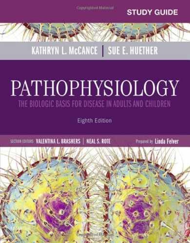 Study Guide for Pathophysiology: – Paperback, by McCance MS PhD – Very Good o