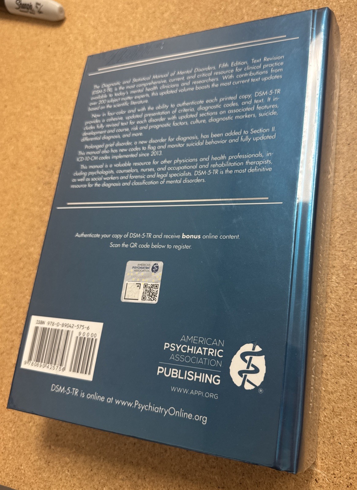 NEW DSM-5-TR Diagnostic and Statistical Manual of Mental Disorders Fifth Ed. HC
