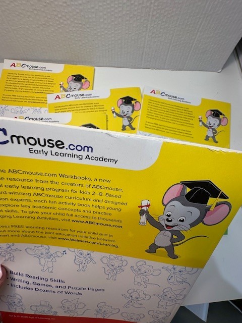 ABC Mouse Student Workbooks Learning Lot Of 5 Ages 3-8 & 5-8 Homeschool