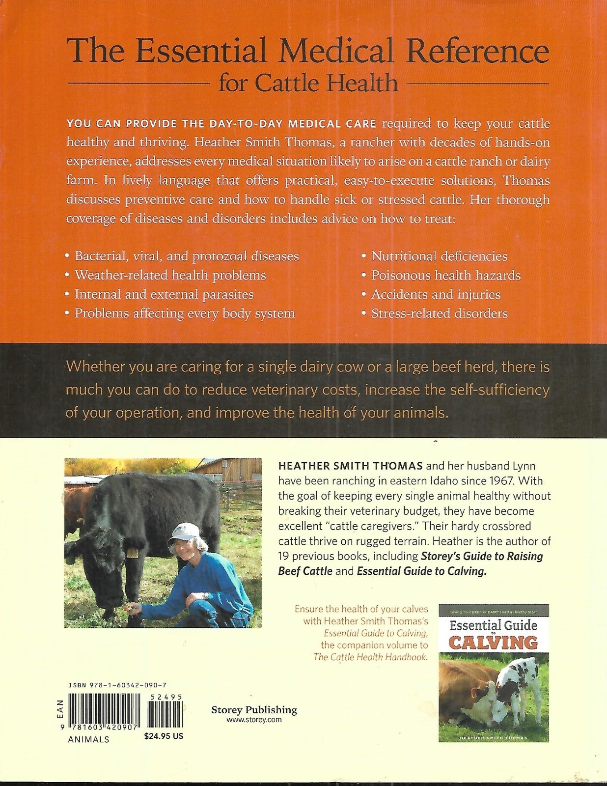 Cattle Health Handbook by Heather Smith Thomas (2009, Paperback)