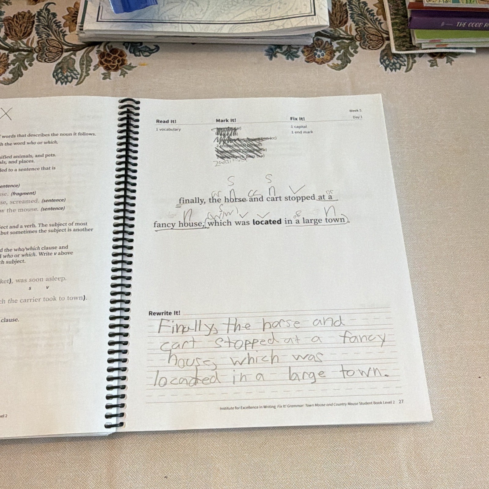 Fix It! Grammar Level 2 Student Book and Teacher manual
