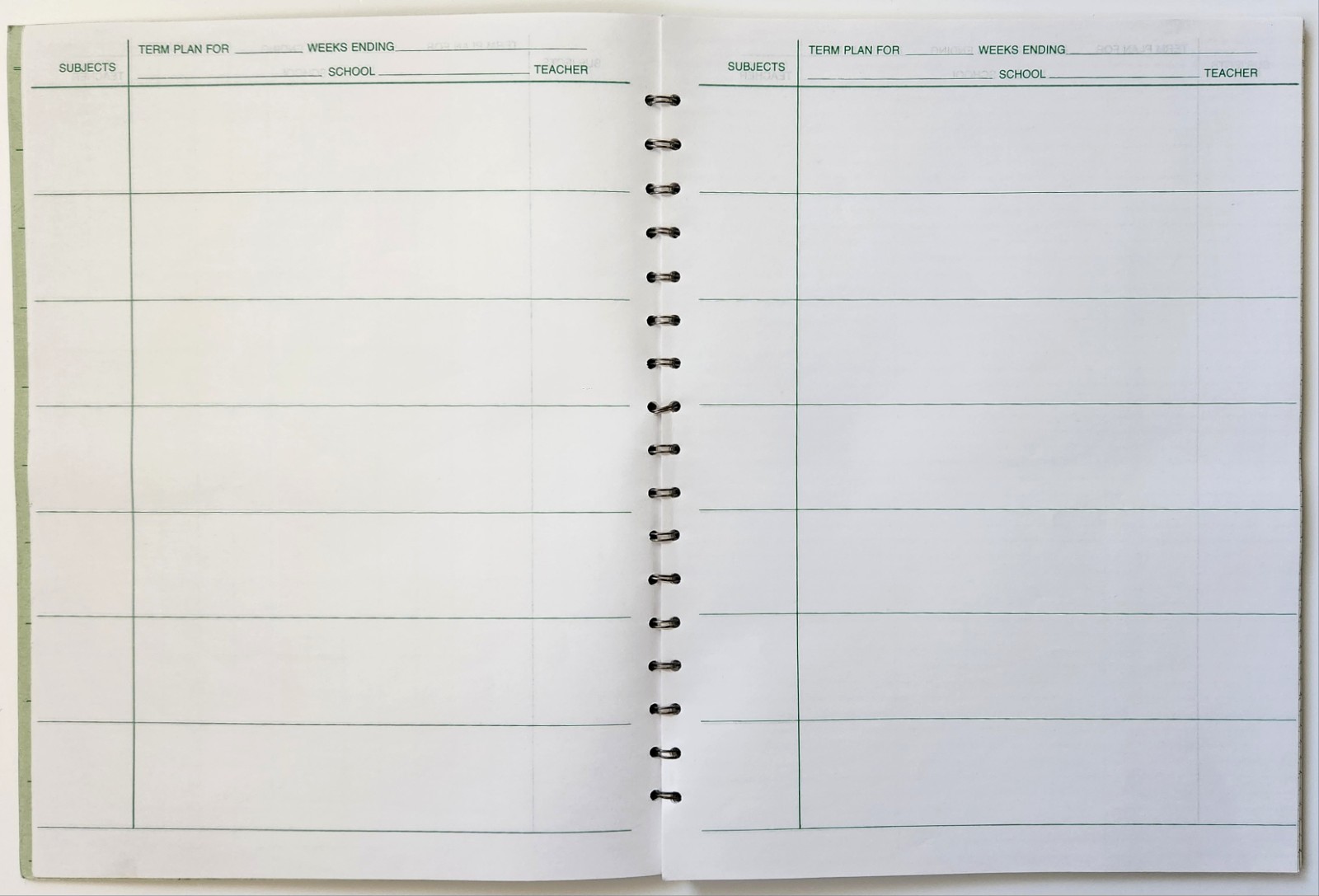 Teacher’s Lesson Planner Record Book Kurtz Bros. 1977 Modern Plan Book Vintage