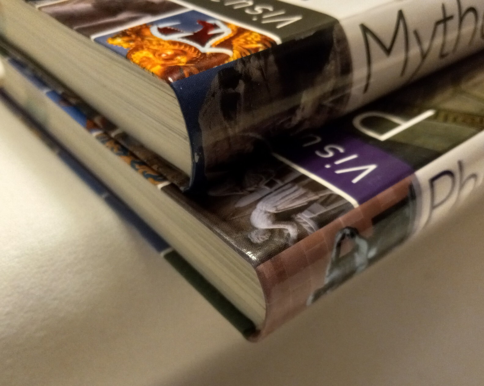 LOT OF 2 VISUAL REFERENCE GUIDES MYTHOLOGY AND PHILOSOPHY METRO BOOKS