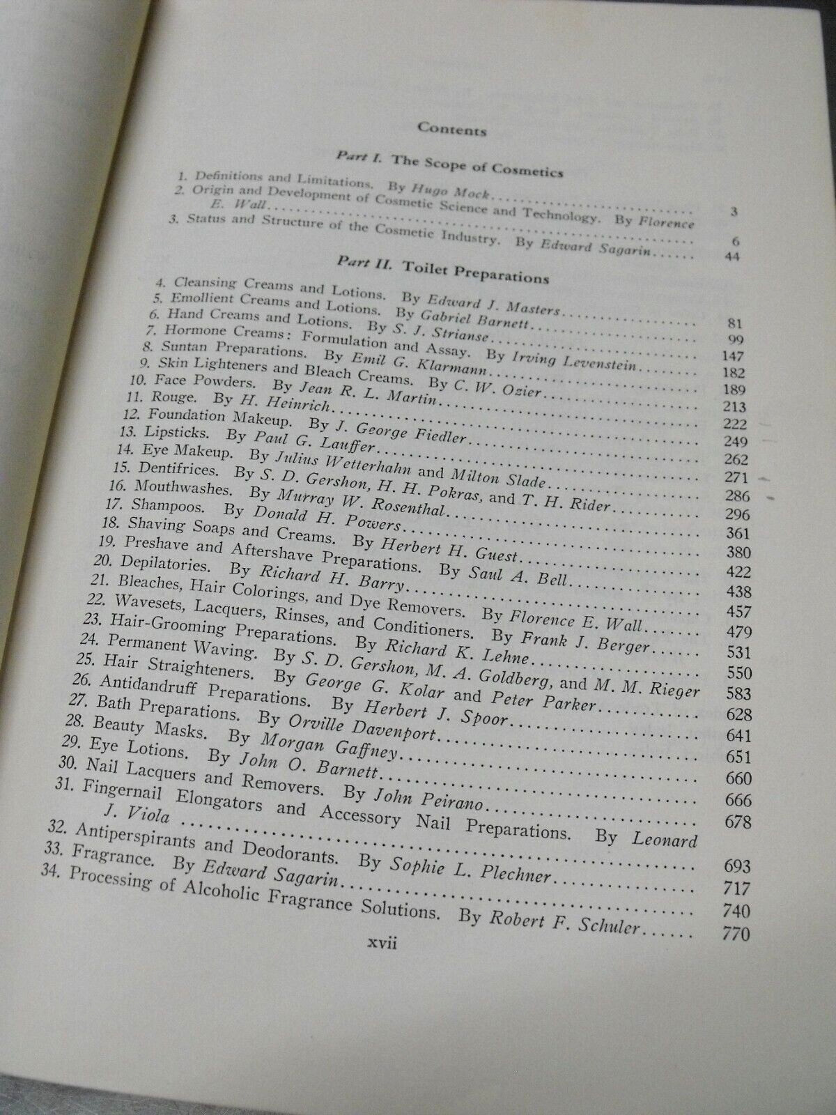 RARE – 1957 COSMETICS SCIENCE & TECHNOLOGY by SAGARIN – 1433 PAGES – FORMULATION