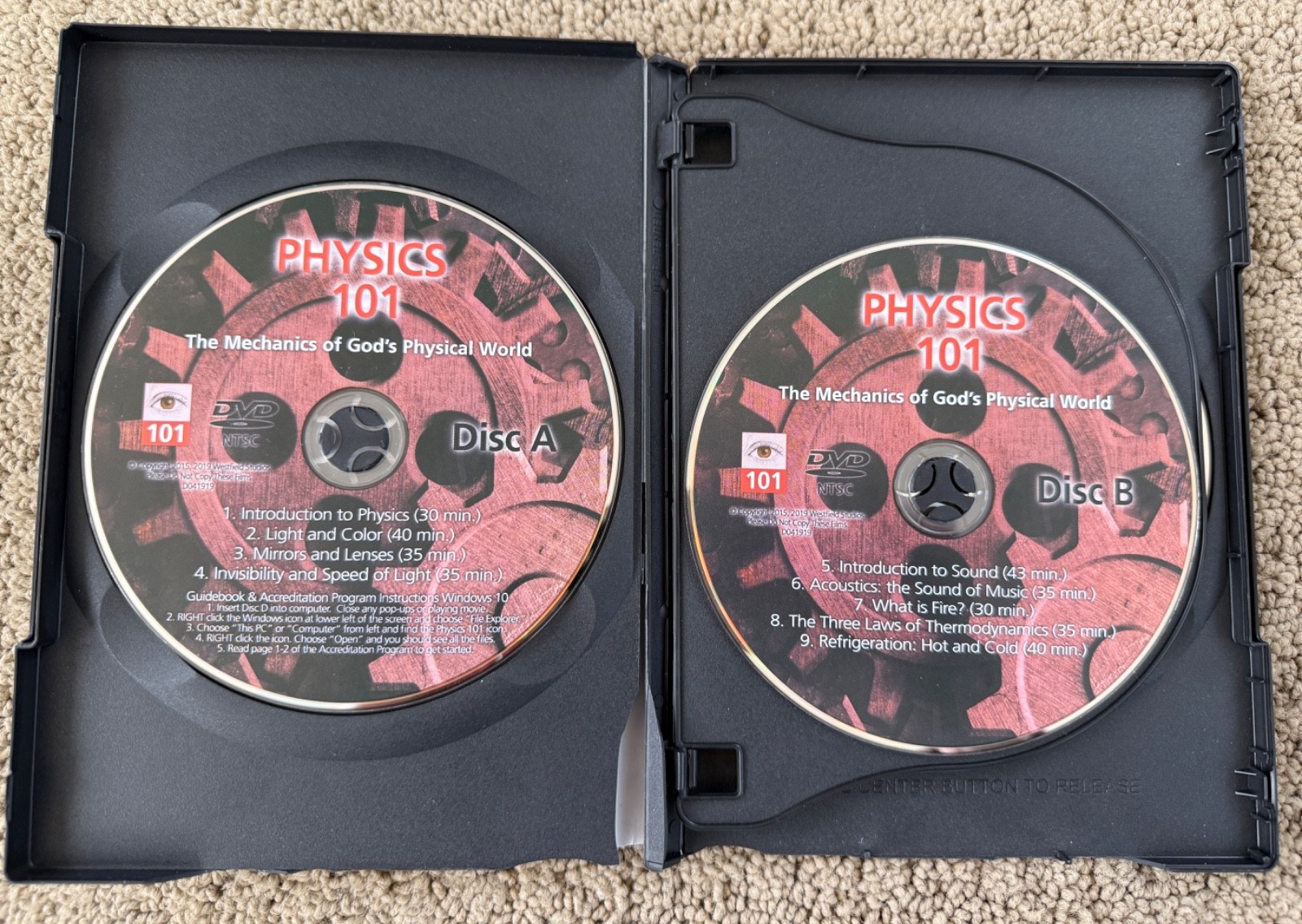 Physics 101 DVD Science Course Curriculum Westfield Studios Homeschool