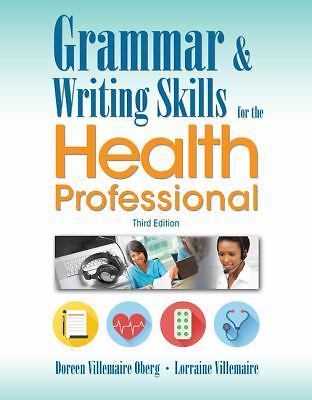 Grammar and Writing Skills for the Health P- paperback, Doreen Oberg, 1305945425