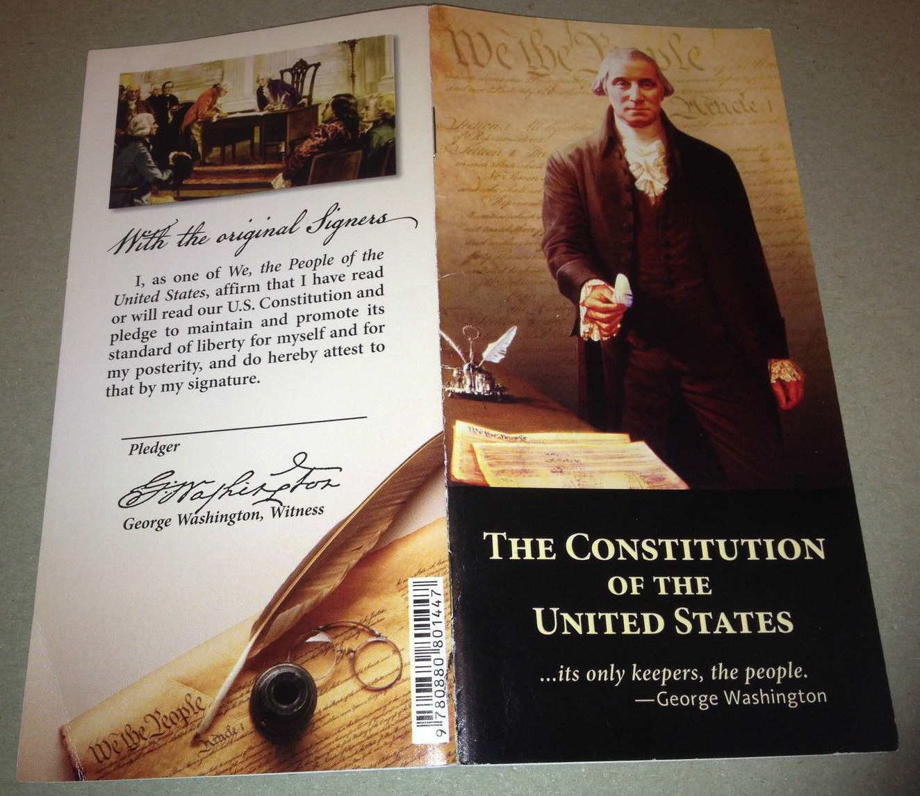 5x UNITED STATES POCKET CONSTITUTION & DECLARATION OF INDEPENDENCE NEW RON PAUL