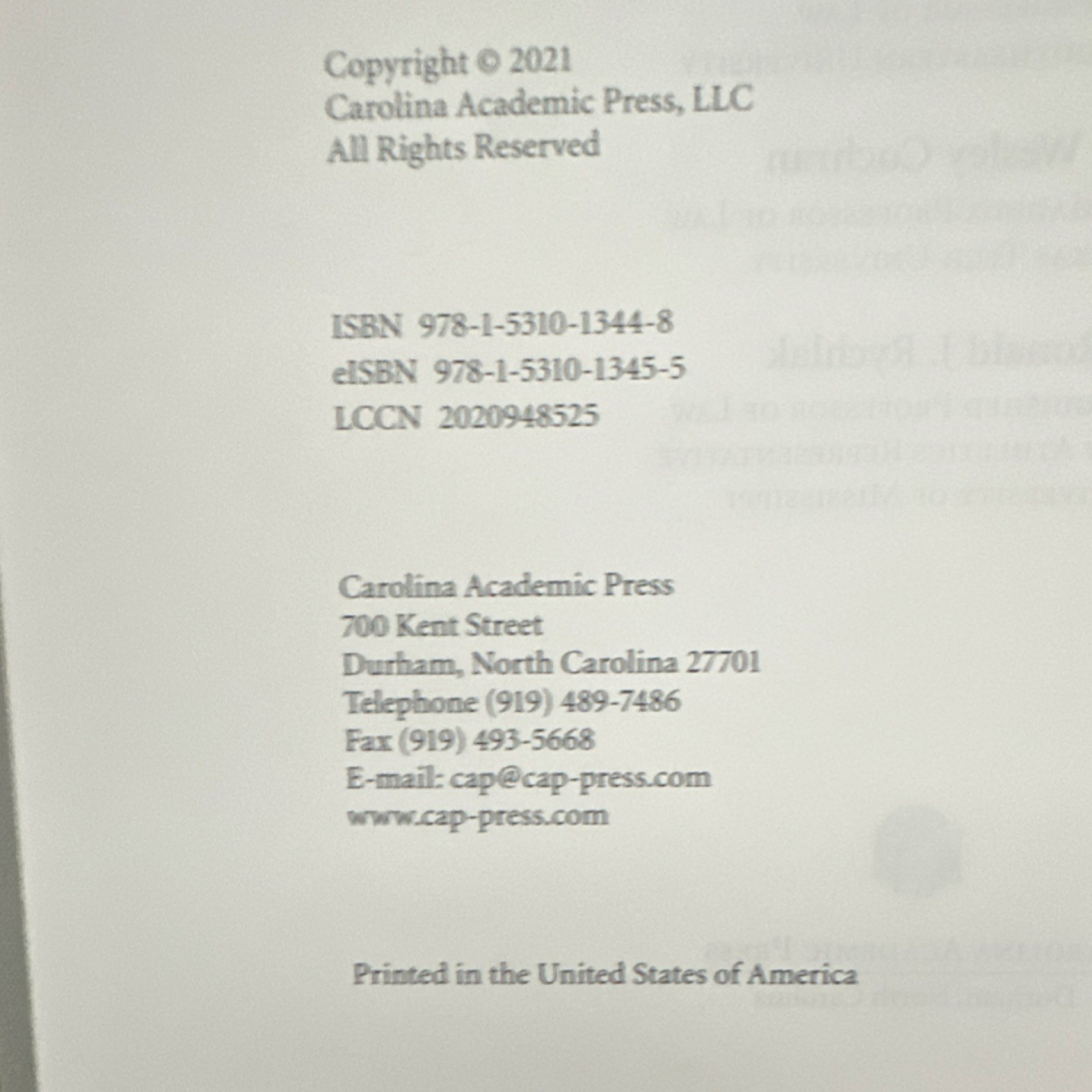 Carolina Academic Press Gaming Law Gambling Law 2nd Ed Hardcover Jarvis