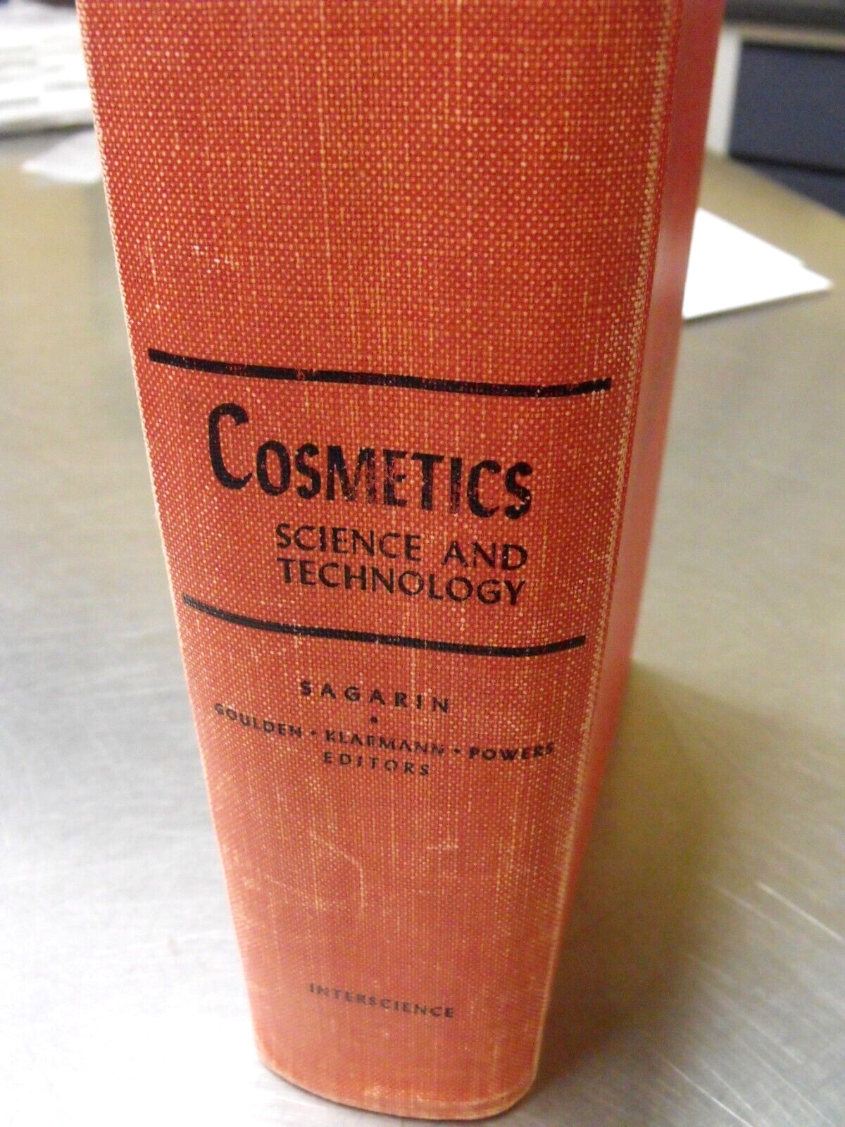 RARE – 1957 COSMETICS SCIENCE & TECHNOLOGY by SAGARIN – 1433 PAGES – FORMULATION