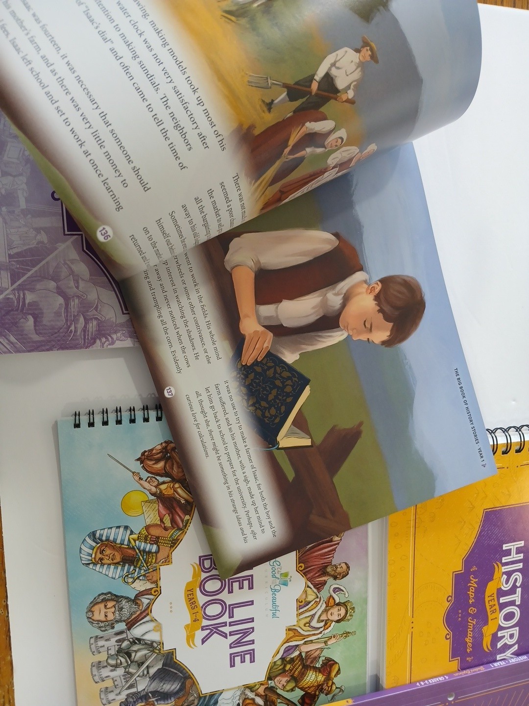 TGTB History Year One Complete Grade 3-6 Set 2025 Cards Book Timeline Student