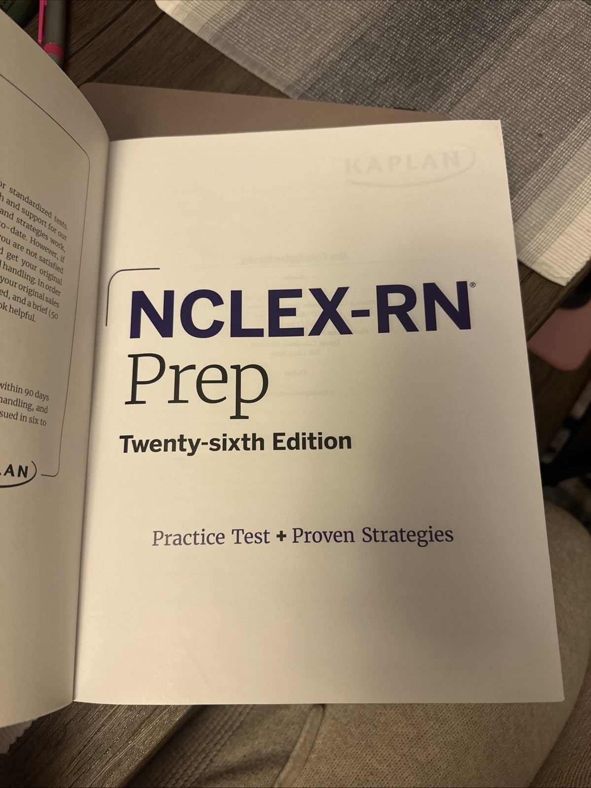 Kaplan Test Prep Ser.: NCLEX-RN Content Review Guide Twenty-sixth Edition