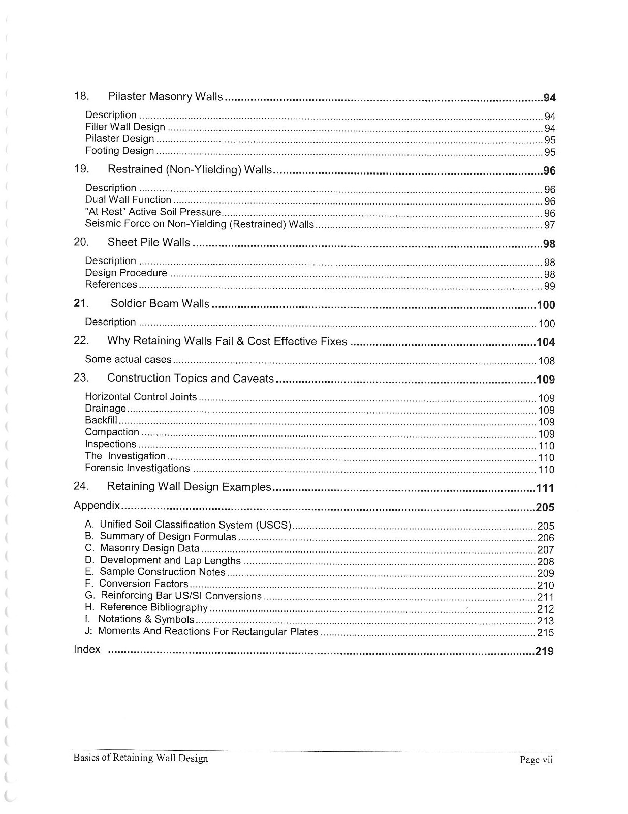 Basics of Retaining Wall Design, Revised 8th Ed., 2010 – Hugh Brooks