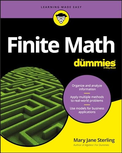 Finite Math For Dummies (For Dummies (Math & Science)) – Paperback – GOOD
