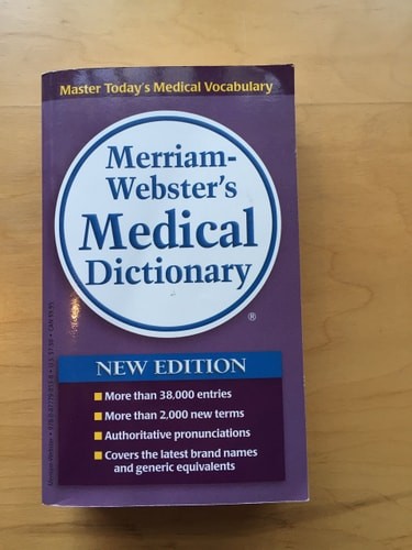 Merriam-webster’s Medical Dictionary by Merriam-Webster, Very Good Book
