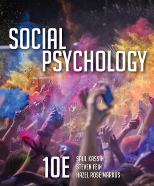 Social Psychology Hardcover Hazel, Kassin, Saul, Fein, Steven Mar