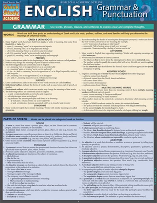 English Grammar & Punctuation, Paperback by Evans-marshall, Shelley, Brand Ne…